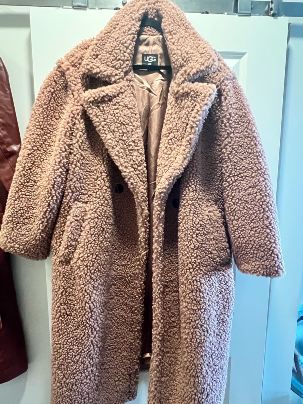 UGG Sherpa Long Coat size XL - Picture 2 of 3